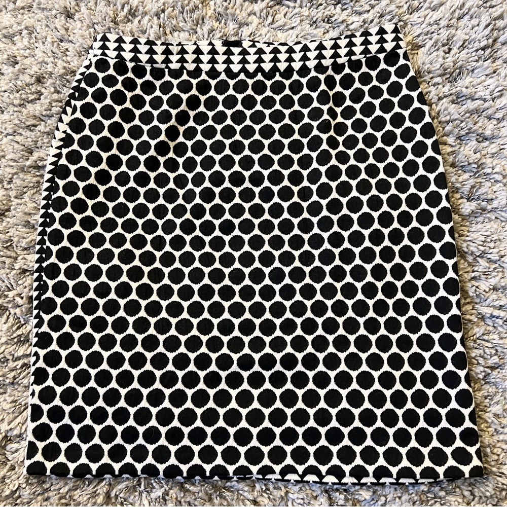 Anthropologie Leifnotes Graphical Pencil Skirt